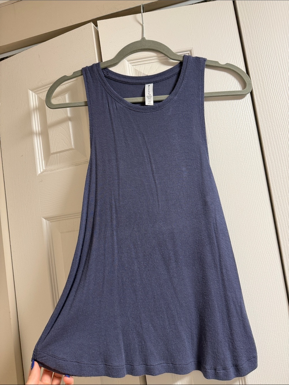 Athleta Navy Blue Racerback Tank Top